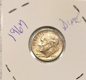 U S Currency 1967 Roosevelt Dime