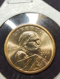 Scarce 2000 P Sacagawea One Dollar Coin