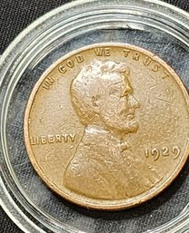 U S Currency 1929 Ehrat Penny In Excelent Condition For Being 95 Years Old