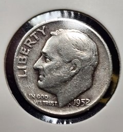 U S Currency 1952 Roosevelt Dime