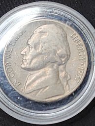 U S Currency 1957 Jefferson Nickel