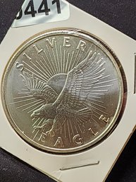 Silver Eagle One Troy Ounce Of .999 Silver