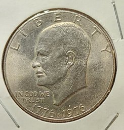 U S Currency 1976 Bicentennial Eisenhower Dollar Coin