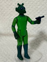 Original Kenner Star Wars Action Figure Greedo With Weapon Outstanding Condition