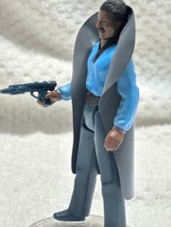 Original Kenner Star Wars Action Figure Lando Calrissian With Cape & Weapon Outstandin Cond