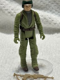 Original Kenner Star Wars Action Figure Rebel Soldier Endor W Weapon Incredible Cond