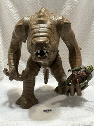 Original Kenner Star Wars Action Figure Rancor W Gamoran Lunch Outstanding Cond Works