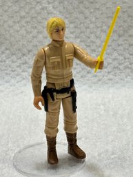 Original Kenner Star Wars Action Figure Luke Bespin Outfit W Yellow Lightsaber ESB Outstanding Cond