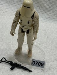 Original Kenner Star Wars Action Figure Snow Trooper With Weapon Excellent Cond