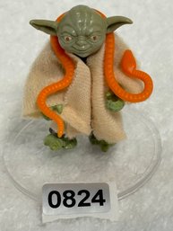 Original Kenner Star Wars Action Figure Yoda With Cloak And Orange Snake Outstanding Condition