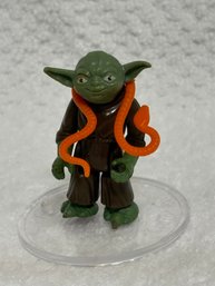 Original Kenner Star Wars Action Figure Yoda With Orange Snake ROTJ Outstanding Paint