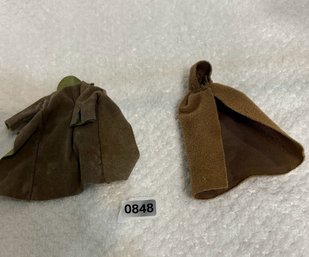 Original Kenner Star Wars Action Figure Accessories 2 Capes Luke Jedi K & BTB Bib Fort Both Ex Cond