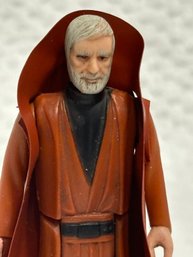 Original Kenner Star Wars Action Figure Obi Won Kenobi ANH W Cape Grey Hair Outstanding Cond