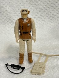 Original Kenner Star Wars Action Figure Rebel Soldier Hoth W Rifle & Survival Pack Outstanding Cond