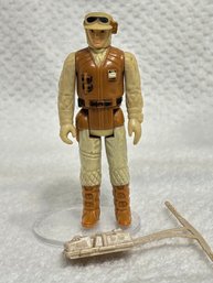 Original Kenner Star Wars Action Figure Rebel Soldier Hoth W Survival Pack Outstanding Cond