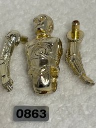 Original Kenner Star Wars Action Figure C3-P0 Removable Parts 2 Arms & Torse