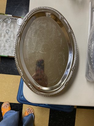 Small Metal Serving Plates