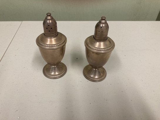 Sterling Silver MCM Salt And Pepper Shakers