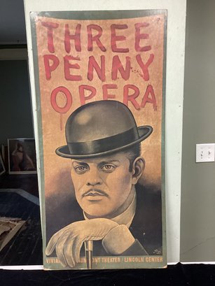 Three Penny Opera Print On Board  Paul Davis