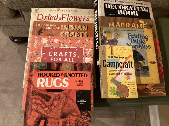 Vintage Book Lot- Decorating And Crafts