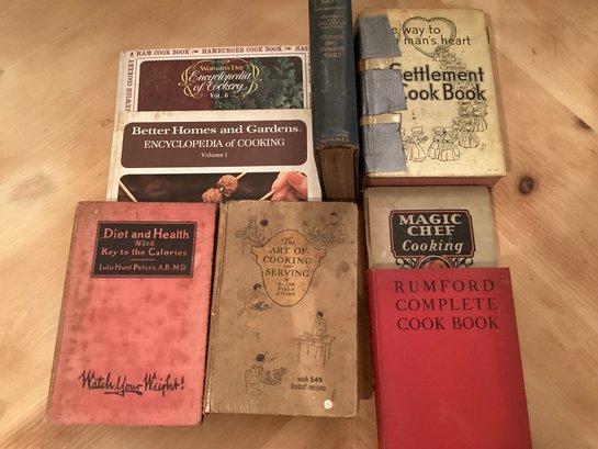 Vintage Book Lot - Cooking