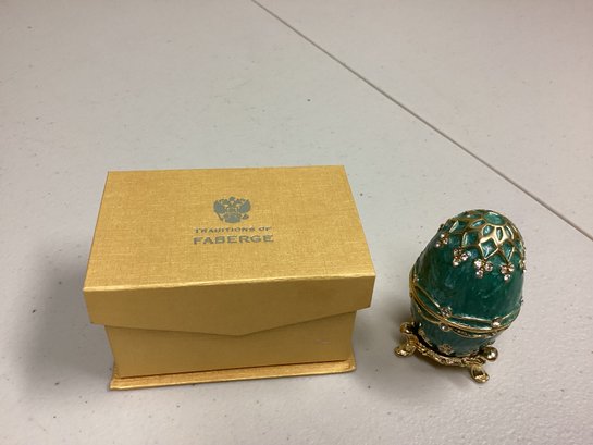 Traditions Of Faberge Egg With Stand And Box