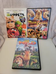 Disney DVD Lot - The Muppets, The Wild, Treasure Buddies