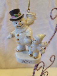 Lenox 2000 Snowman Practice Makes Perfect HSN Exclusive - NEW IN BOX