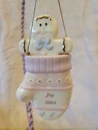 Lenox 2003 Sweet As Sugar - Gingerbread Man In Mitten - HSN Exclusive - NEW IN BOX