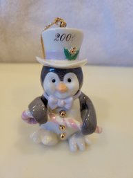 Lenox 2001 Annual Penguin Ornament - Chilly Chap - NEW IN BOX -