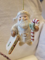 Lenox 2006 Santa's Sledding Holiday Annual Ornament - NEW IN BOX