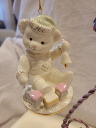 Lenox 2000 Teddy's Millennium Wish Annual Ornament - NEW IN BOX