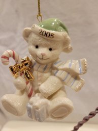 Lenox 2005 Teddy's Sweetest Christmas Annual Ornament - NEW IN BOX