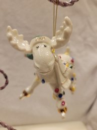 Lenox 2004 Moose Merry Mooseskating Annual Ornament - NEW IN BOX