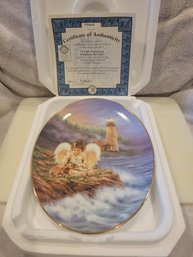 Bradford Exchange A Little Tenderness Enlightens The Soul - 6th Issue An Angel's Light Collection - NEW IN BOX