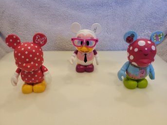 Disney Vinylmation Cutesters Series 2, Nerds Series, Minnie Mouse, Daisy Pre-owned And Displayed