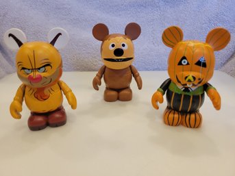 Disney Vinylmation 3' Figures Animation Series 1, Pumpkin Halloween Pre-owned And Displayed