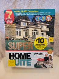 Punch Software 'super Home Suite' With Bonus Ultimate Deck - CD Rom Software - New In Box