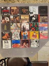 24 CD Lot Rage Against The Machine, Red Hot Chili Peppers, Pearl Jam, Live, Creed, Buckcherry, Korn, Saliva