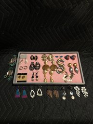 Costume Jewelry Earrings 20 Pairs Includes Marcy Feld And Napier