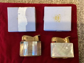 Two Evans Lighters In Original Boxes