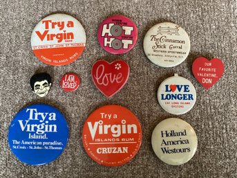 Small Group Lot Of Vintage Buttons