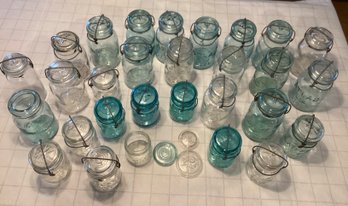 Vintage Ball And Atlas Mason Glass Jars