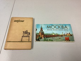 Vintage Moscow Postcards And Small Book
