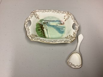 Royal Winton Nut Dish And Scoop