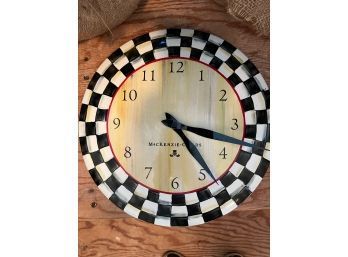 MacKenzie Childs Wall Clock