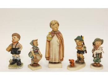 Set Of 5 Figurines, 4 Goebels