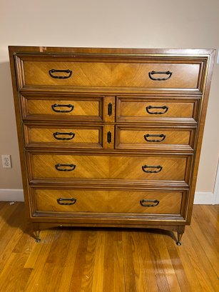3B/ MCM 'Gilchrests' Tall Dresser With 5 Drawers
