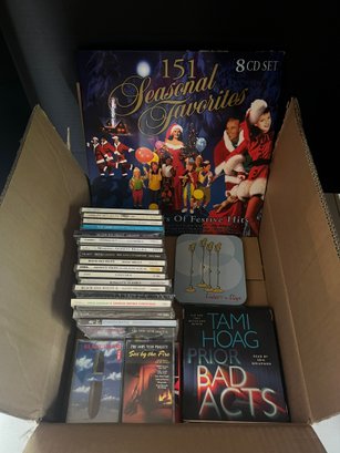 LR/ Box - Wide Variety Of Music CD's And Tapes: Holiday, Clay Aiken, Michael Bolton Etc