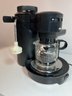 Braun Espresso Machine & Box Of Covetro Fine Italian Glass & Metal Espresso Cups
